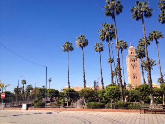 The main mosque in Marrakech.
